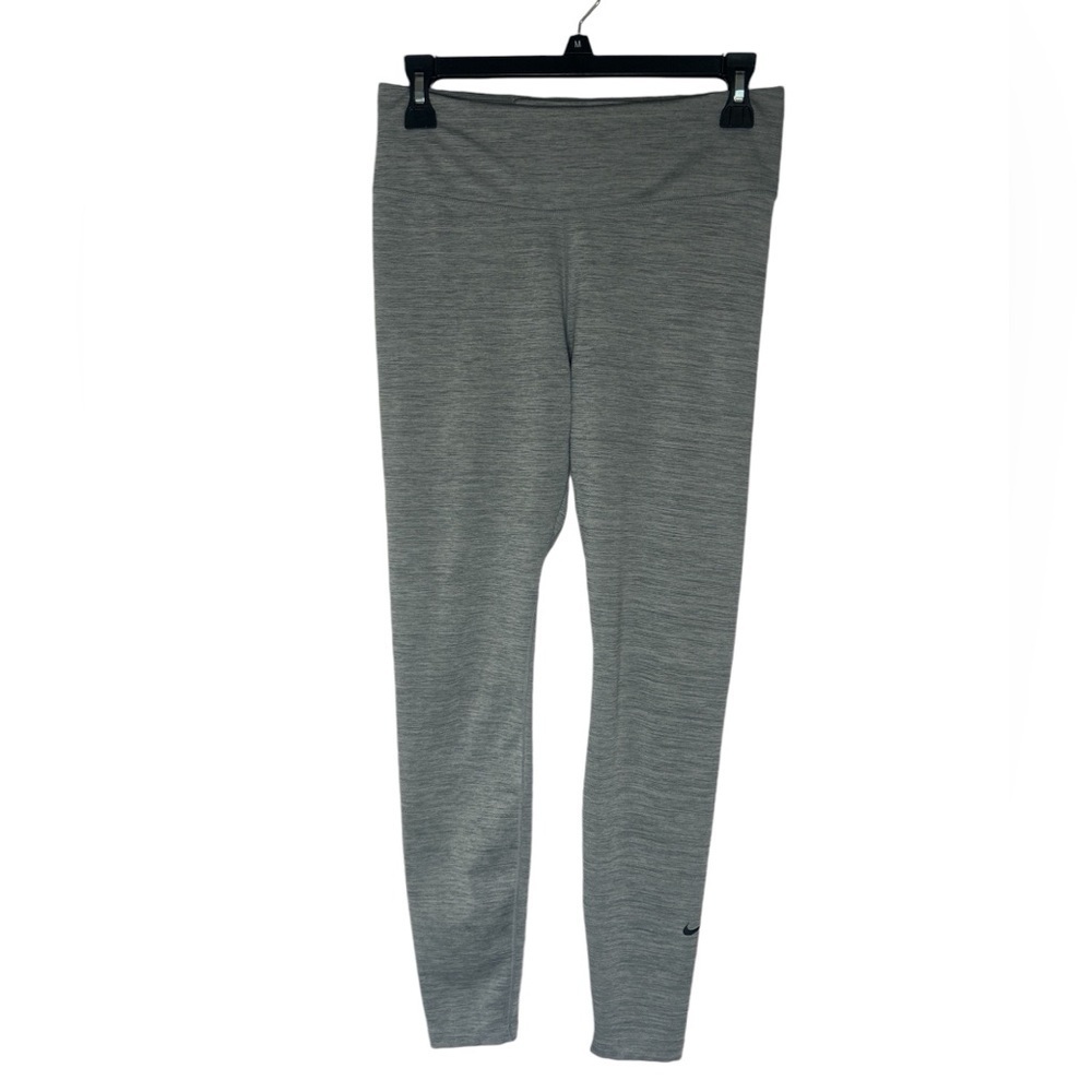 Nike dri fit gray women’s full length leggings size M